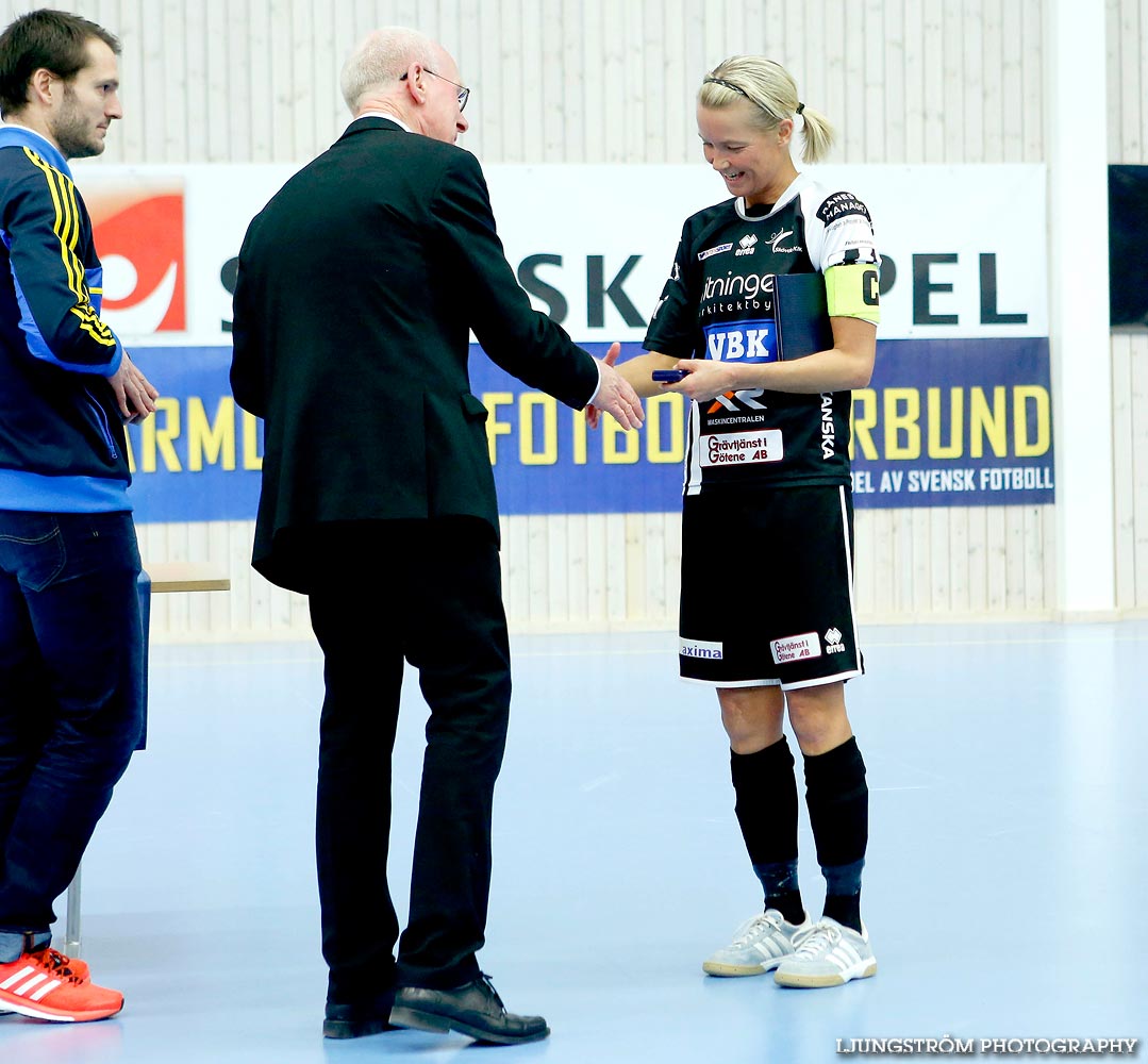 Skövde KIK-Täby FK SM-FINAL 3-4,dam,Hammarö Arena,Karlstad,Sverige,Futsal,,2015,104569