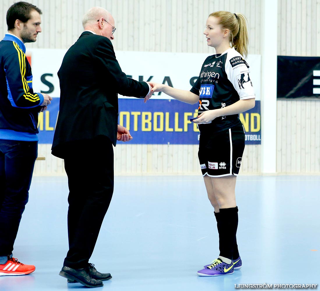 Skövde KIK-Täby FK SM-FINAL 3-4,dam,Hammarö Arena,Karlstad,Sverige,Futsal,,2015,104571