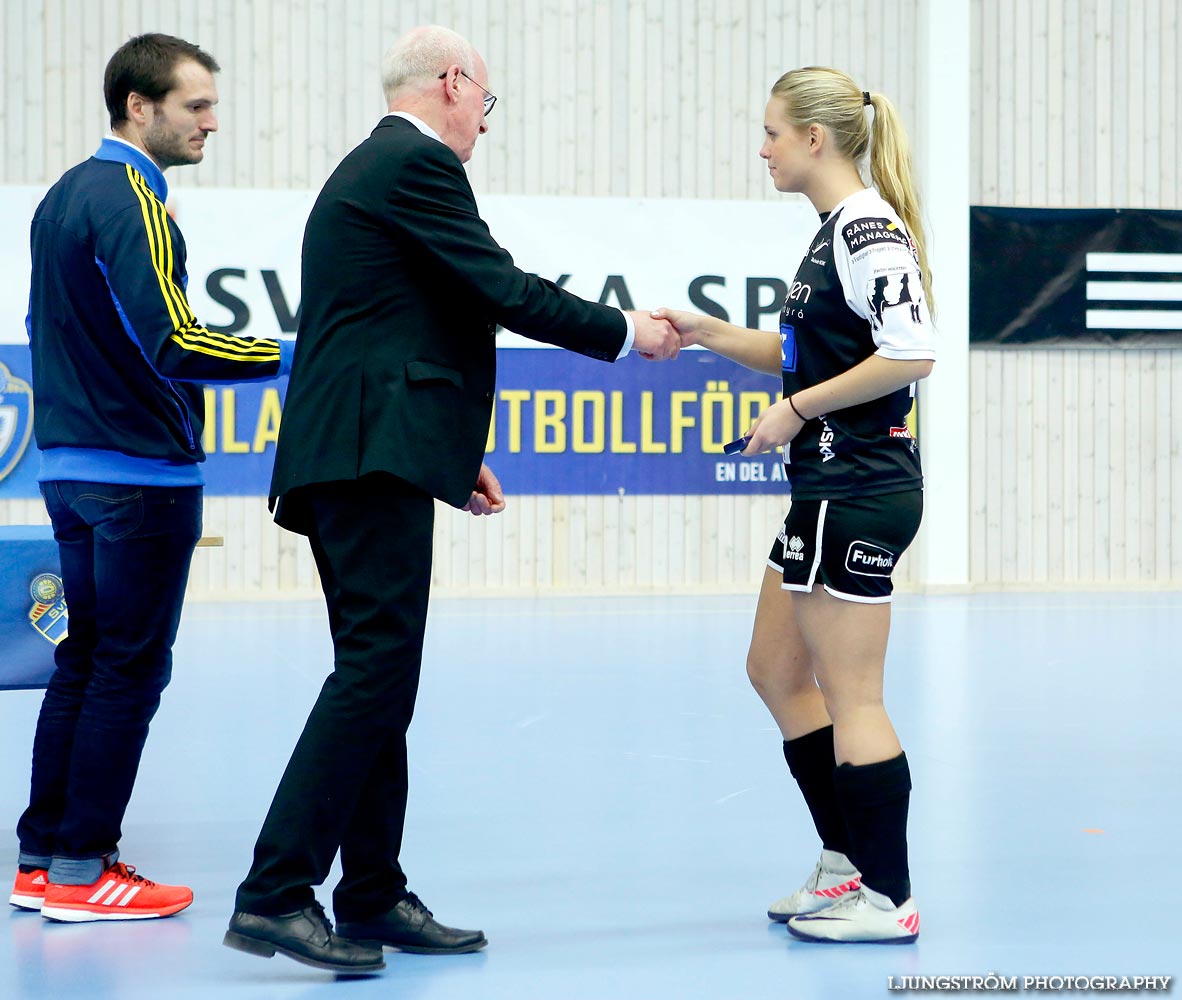 Skövde KIK-Täby FK SM-FINAL 3-4,dam,Hammarö Arena,Karlstad,Sverige,Futsal,,2015,104572