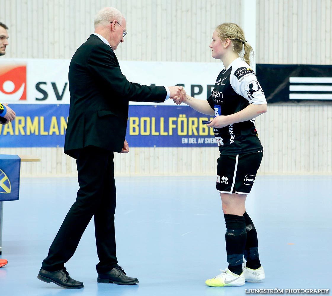 Skövde KIK-Täby FK SM-FINAL 3-4,dam,Hammarö Arena,Karlstad,Sverige,Futsal,,2015,104573