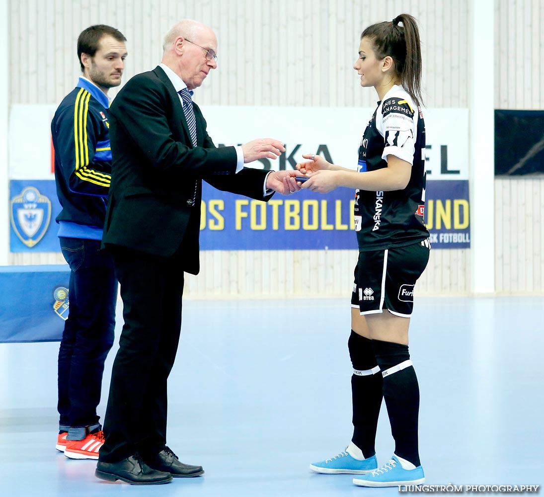 Skövde KIK-Täby FK SM-FINAL 3-4,dam,Hammarö Arena,Karlstad,Sverige,Futsal,,2015,104574