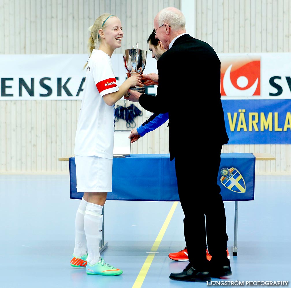 Skövde KIK-Täby FK SM-FINAL 3-4,dam,Hammarö Arena,Karlstad,Sverige,Futsal,,2015,104581