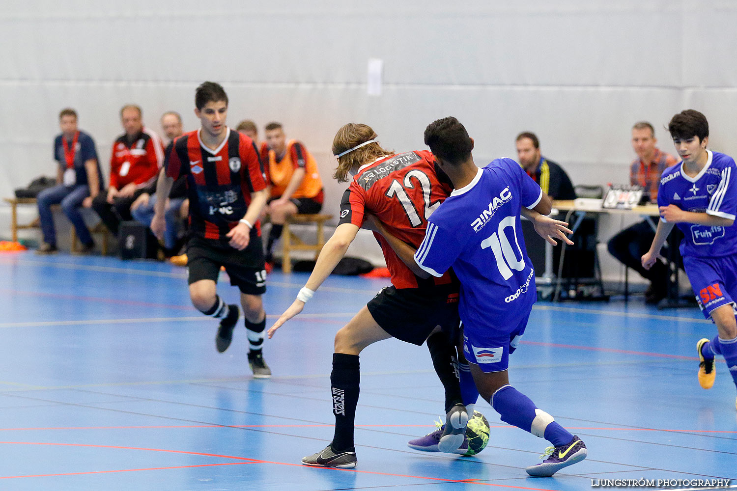 Skövde Futsalcup Herrjuniorer 1/2-final IFK Skövde FK-Falköpings FK,herr,Arena Skövde,Skövde,Sverige,Skövde Futsalcup 2015,Futsal,2015,125977