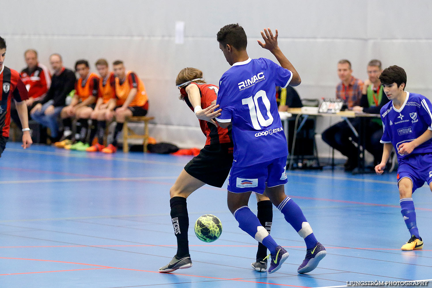 Skövde Futsalcup Herrjuniorer 1/2-final IFK Skövde FK-Falköpings FK,herr,Arena Skövde,Skövde,Sverige,Skövde Futsalcup 2015,Futsal,2015,125979