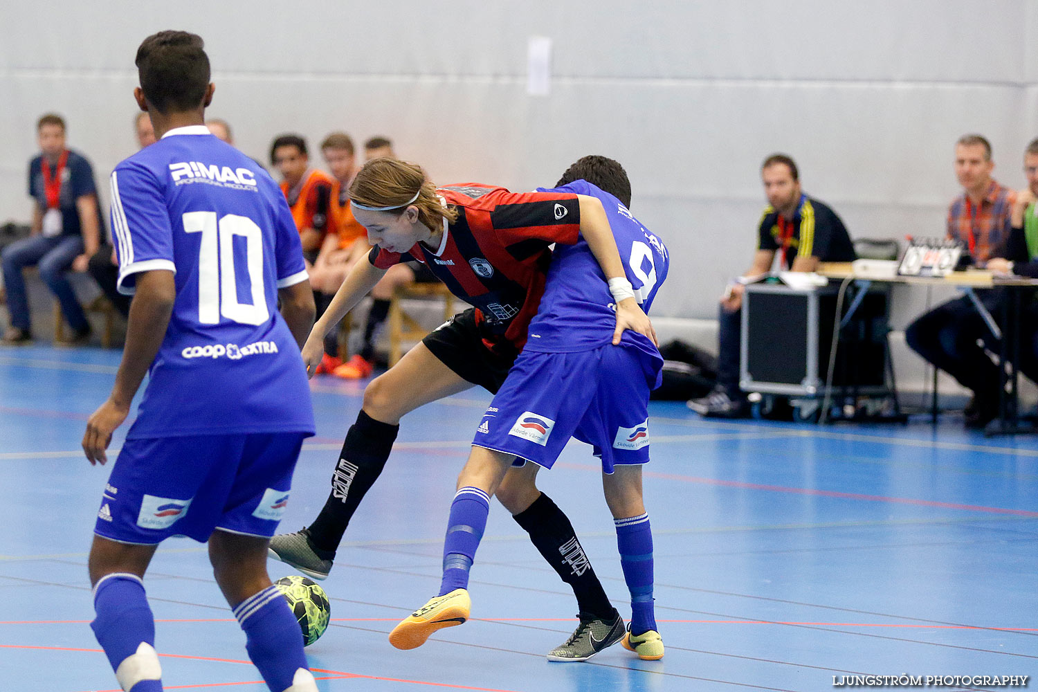 Skövde Futsalcup Herrjuniorer 1/2-final IFK Skövde FK-Falköpings FK,herr,Arena Skövde,Skövde,Sverige,Skövde Futsalcup 2015,Futsal,2015,125981