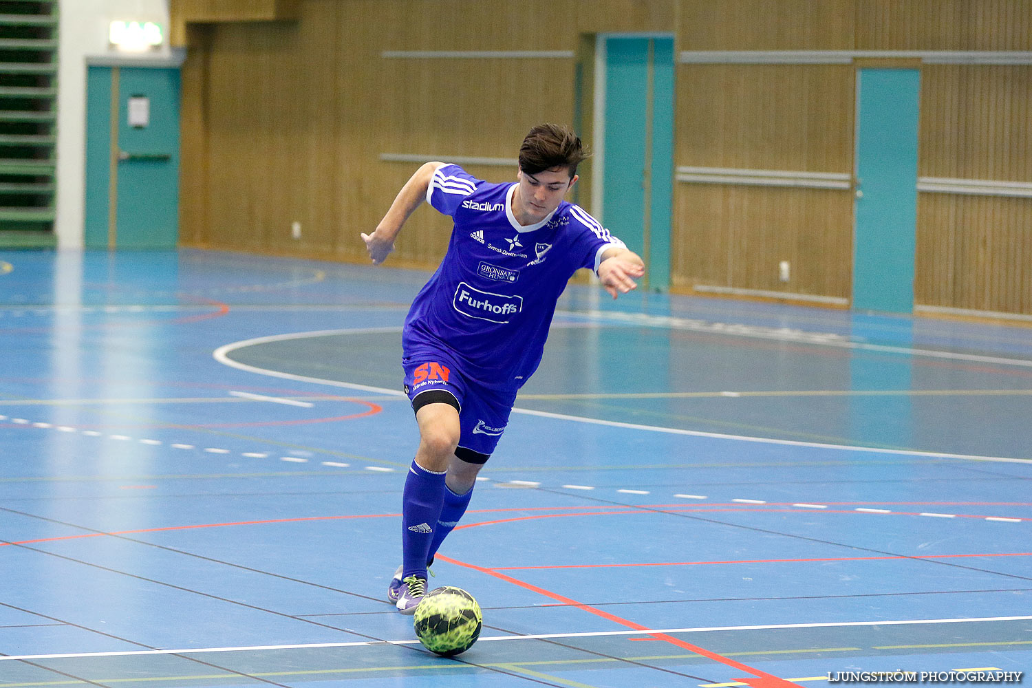 Skövde Futsalcup Herrjuniorer 1/2-final IFK Skövde FK-Falköpings FK,herr,Arena Skövde,Skövde,Sverige,Skövde Futsalcup 2015,Futsal,2015,126005