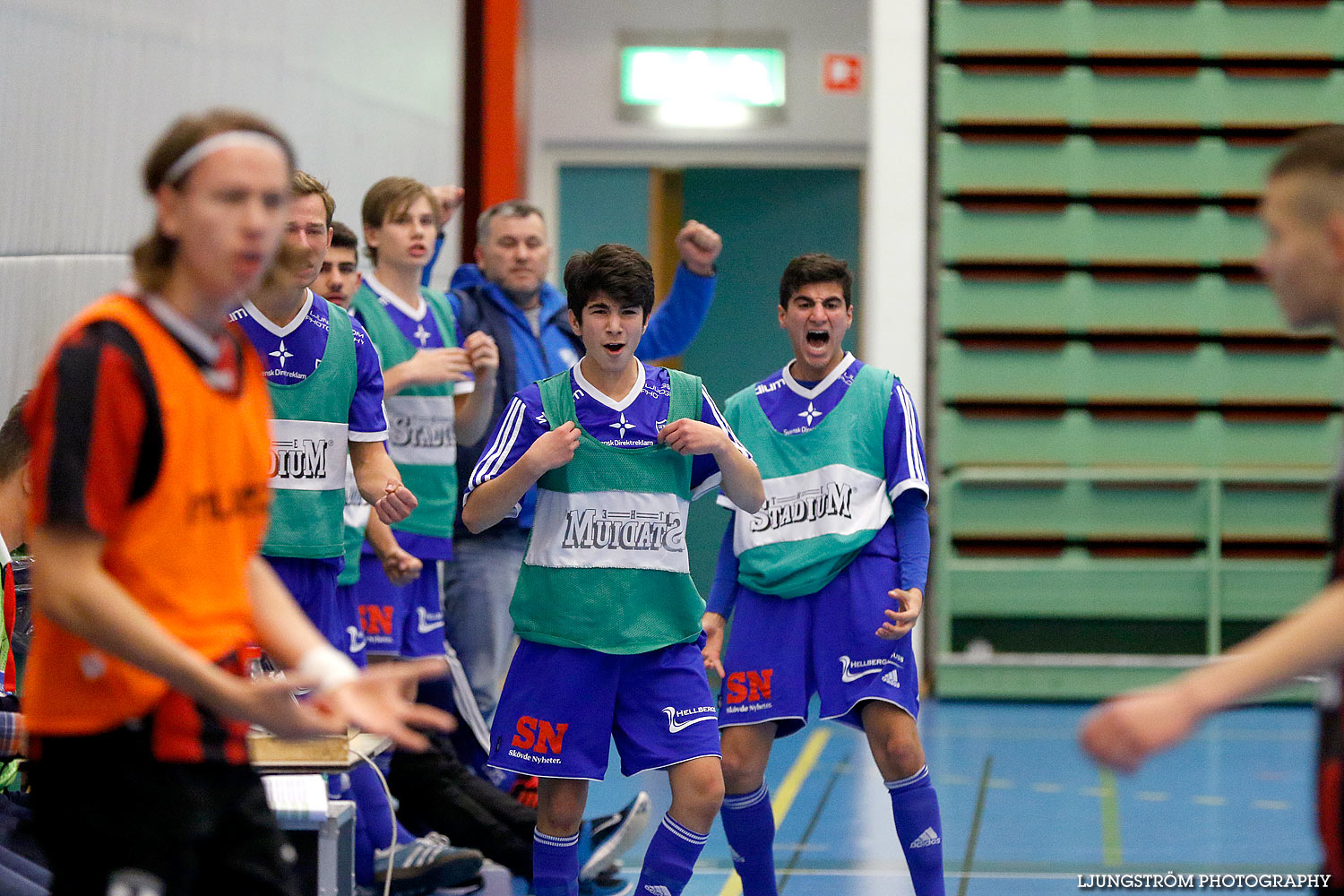 Skövde Futsalcup Herrjuniorer 1/2-final IFK Skövde FK-Falköpings FK,herr,Arena Skövde,Skövde,Sverige,Skövde Futsalcup 2015,Futsal,2015,126006