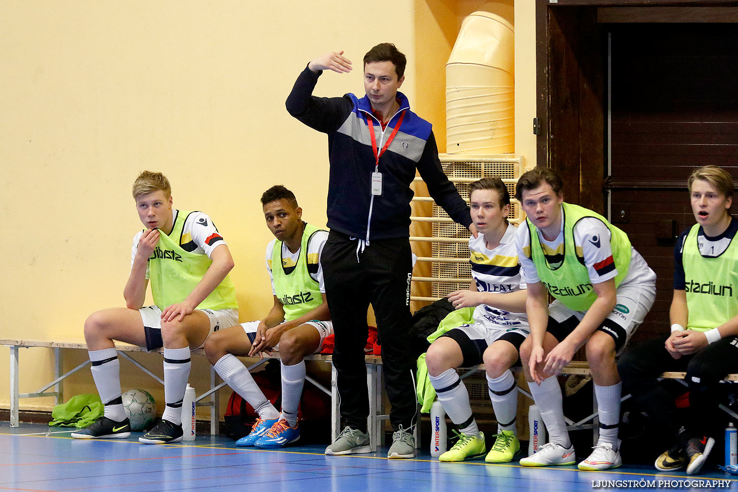 Skövde Futsalcup Herrjuniorer B-FINAL Näsets SK Vit-MD FF Köping,herr,Arena Skövde,Skövde,Sverige,Skövde Futsalcup 2015,Futsal,2015,126023