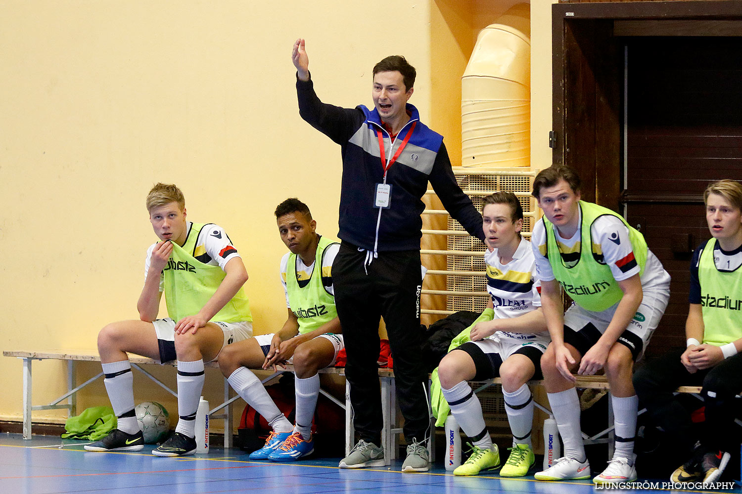 Skövde Futsalcup Herrjuniorer B-FINAL Näsets SK Vit-MD FF Köping,herr,Arena Skövde,Skövde,Sverige,Skövde Futsalcup 2015,Futsal,2015,126024