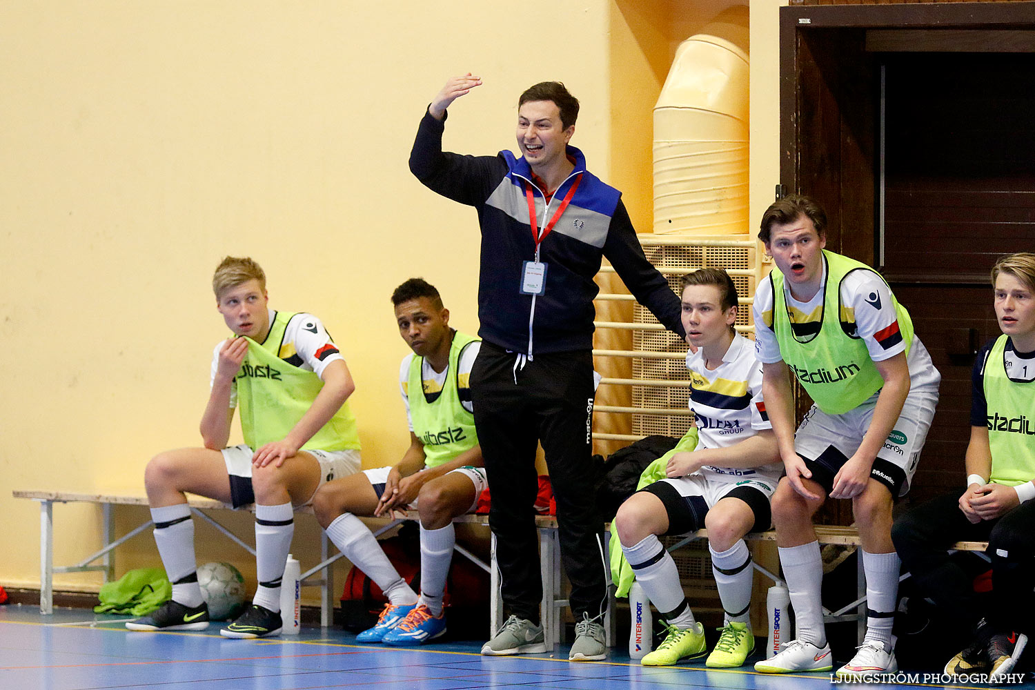 Skövde Futsalcup Herrjuniorer B-FINAL Näsets SK Vit-MD FF Köping,herr,Arena Skövde,Skövde,Sverige,Skövde Futsalcup 2015,Futsal,2015,126025