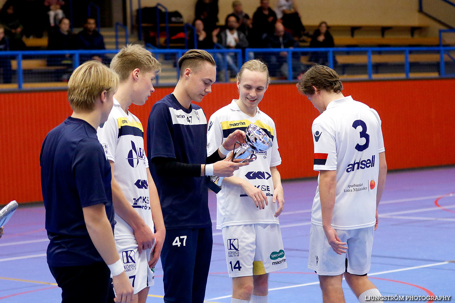 Skövde Futsalcup Herrjuniorer B-FINAL Näsets SK Vit-MD FF Köping,herr,Arena Skövde,Skövde,Sverige,Skövde Futsalcup 2015,Futsal,2015,126052