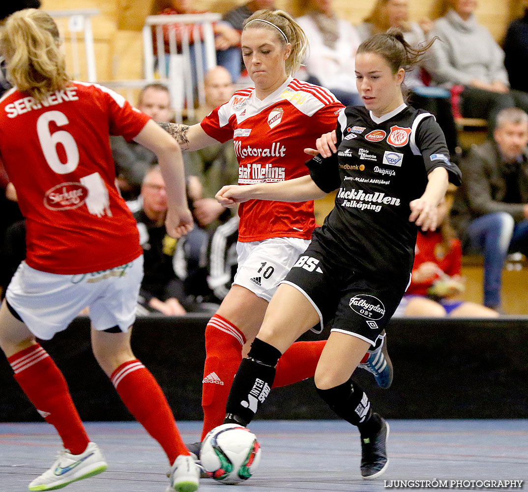 Futsal-DM Holmalunds IF-Falköpings KIK 2-2,dam,Åse-Vistehallen,Grästorp,Sverige,Futsal,,2015,127825
