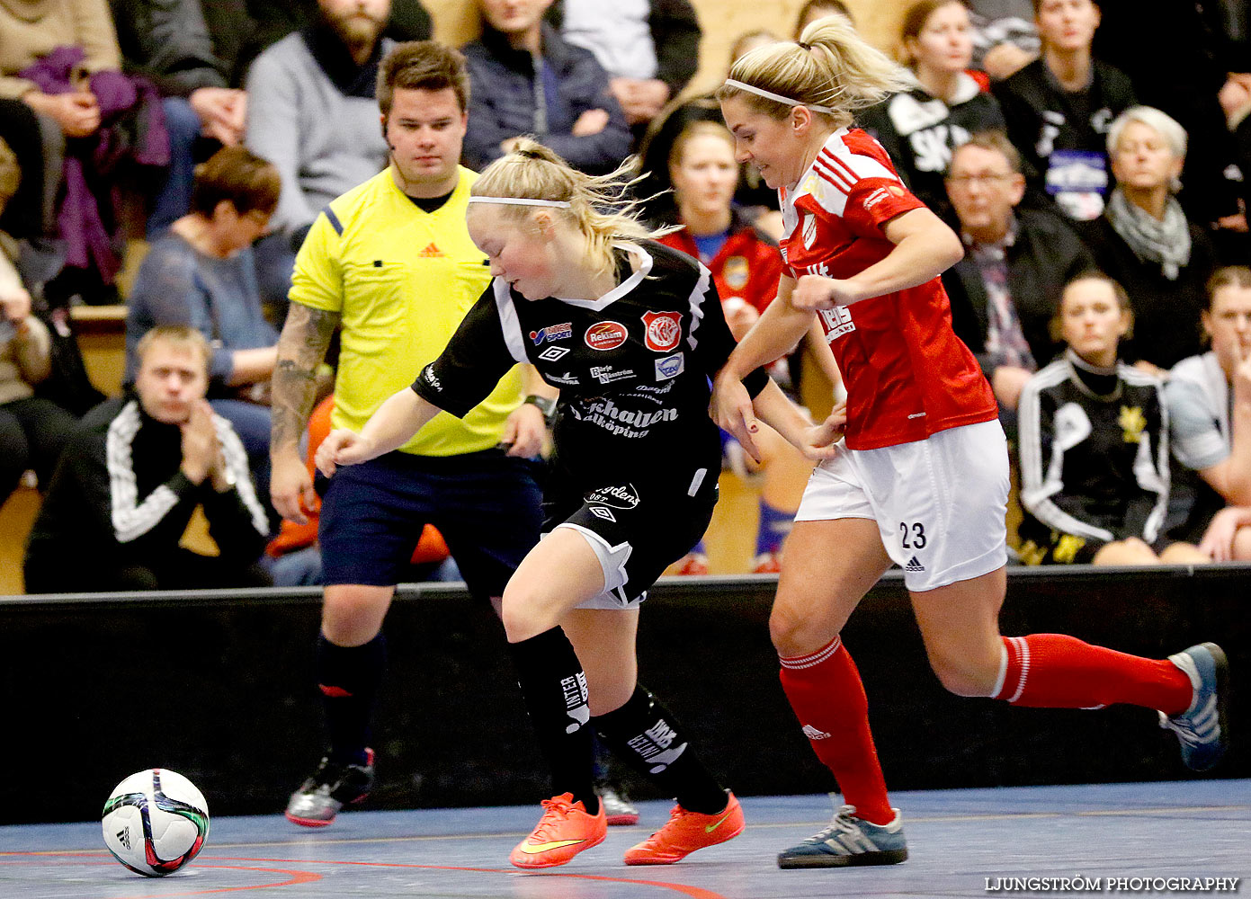 Futsal-DM Holmalunds IF-Falköpings KIK 2-2,dam,Åse-Vistehallen,Grästorp,Sverige,Futsal,,2015,127830