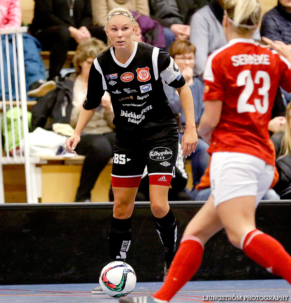 Futsal-DM Holmalunds IF-Falköpings KIK 2-2,dam,Åse-Vistehallen,Grästorp,Sverige,Futsal,,2015,127834
