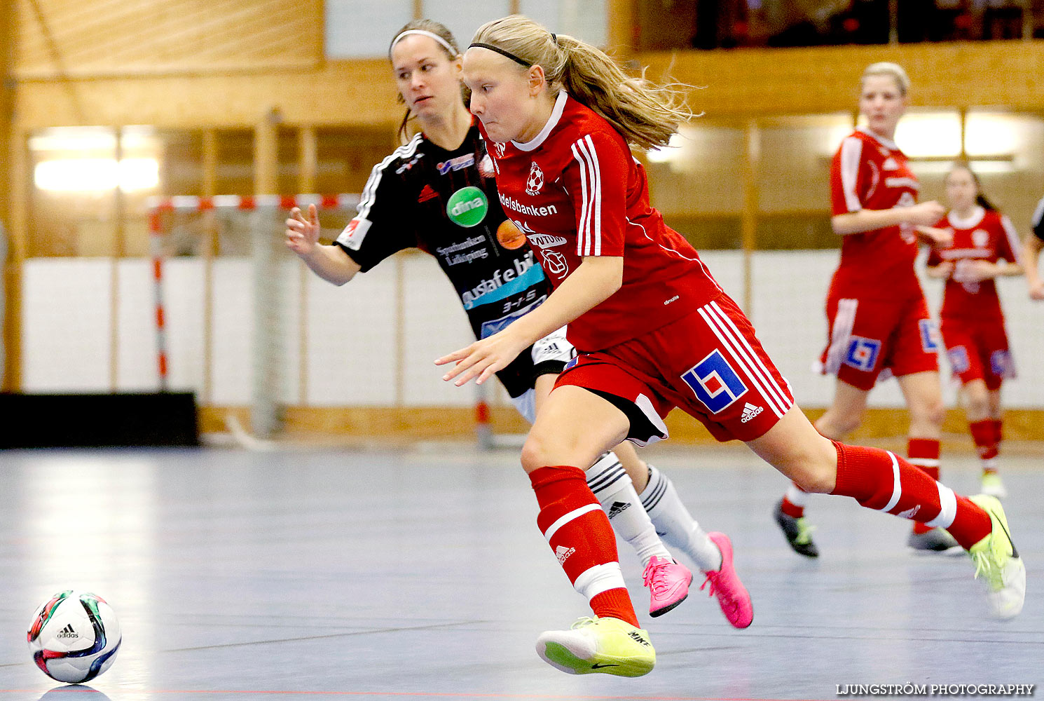 Futsal-DM Lidköpings FK-Mariestads BoIS FF 1-1,dam,Åse-Vistehallen,Grästorp,Sverige,Futsal,,2015,127855