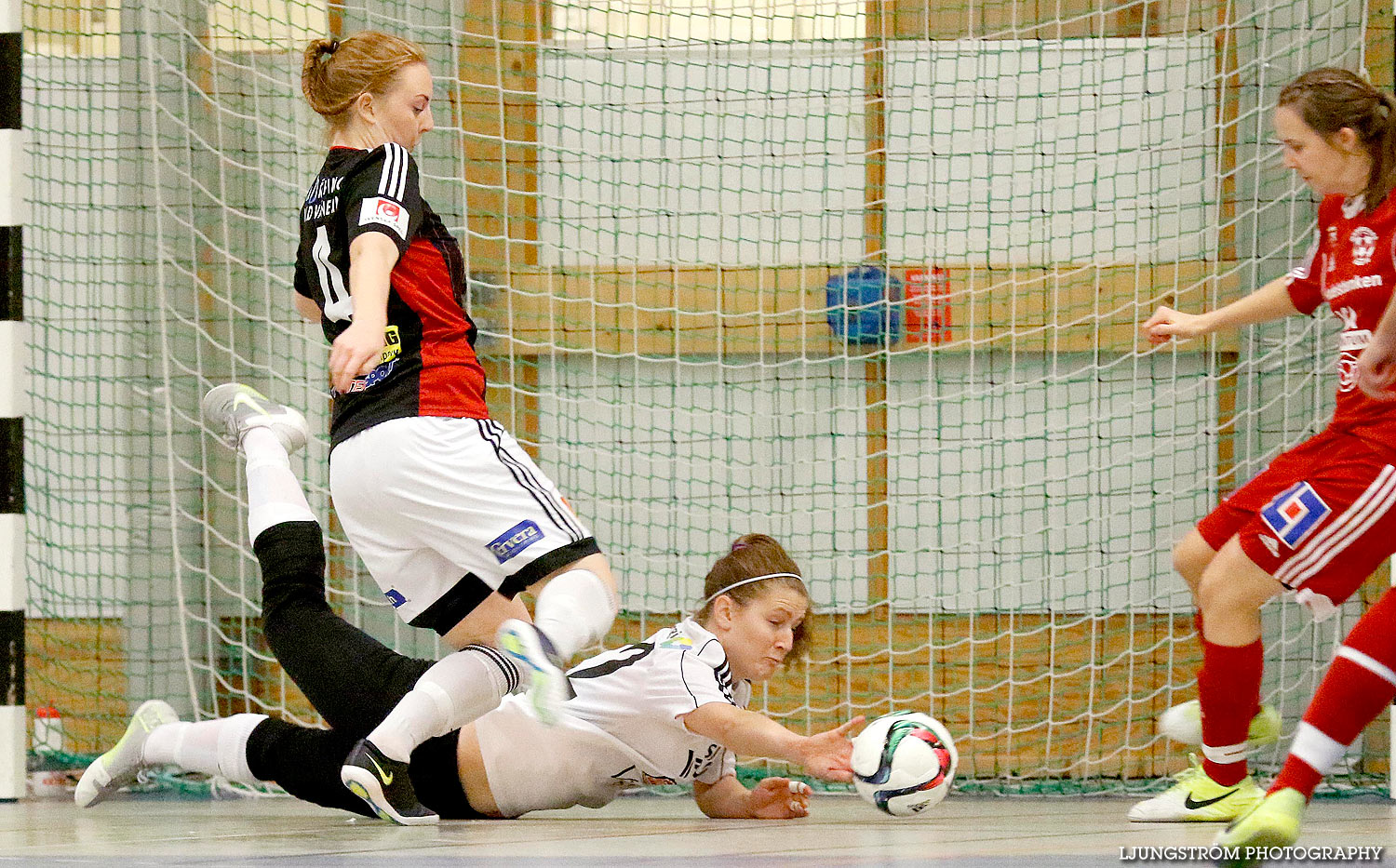 Futsal-DM Lidköpings FK-Mariestads BoIS FF 1-1,dam,Åse-Vistehallen,Grästorp,Sverige,Futsal,,2015,127861