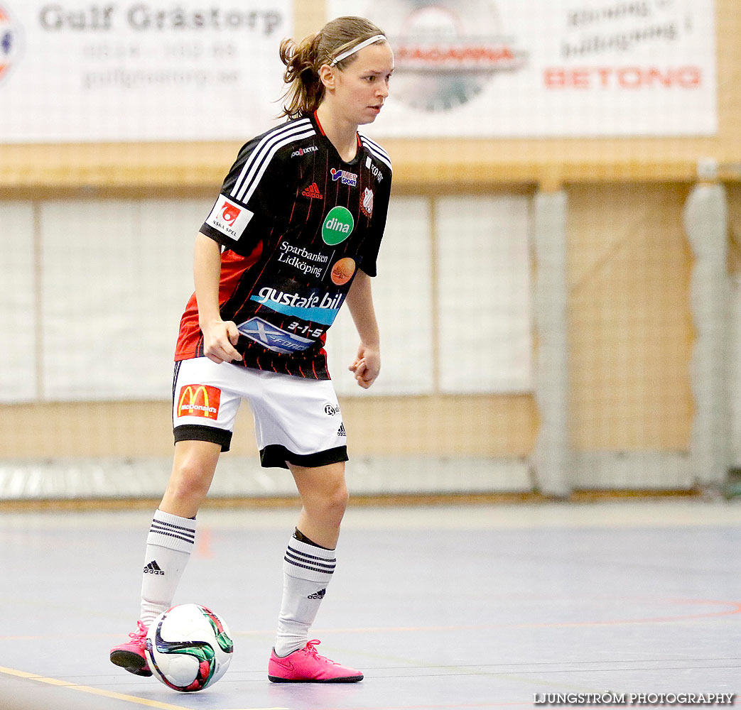 Futsal-DM Lidköpings FK-Mariestads BoIS FF 1-1,dam,Åse-Vistehallen,Grästorp,Sverige,Futsal,,2015,127868