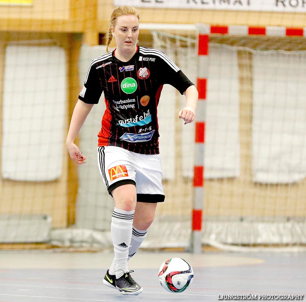 Futsal-DM Lidköpings FK-Mariestads BoIS FF 1-1,dam,Åse-Vistehallen,Grästorp,Sverige,Futsal,,2015,127874