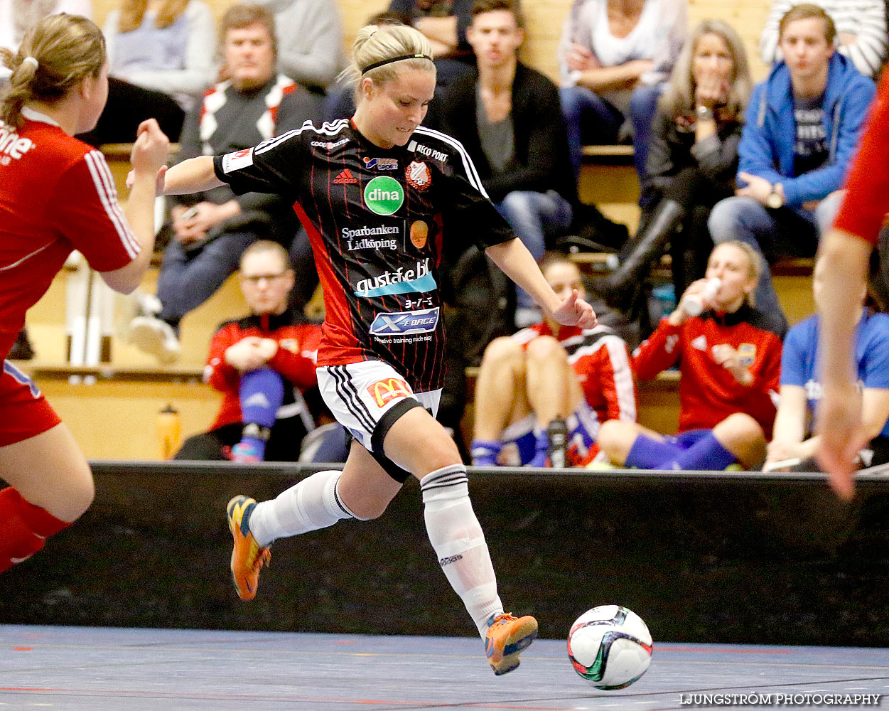 Futsal-DM Lidköpings FK-Mariestads BoIS FF 1-1,dam,Åse-Vistehallen,Grästorp,Sverige,Futsal,,2015,127876