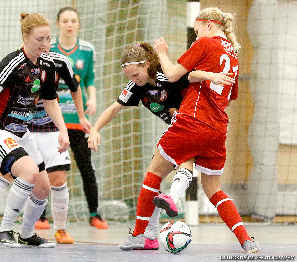 Futsal-DM Lidköpings FK-Mariestads BoIS FF 1-1,dam,Åse-Vistehallen,Grästorp,Sverige,Futsal,,2015,127877