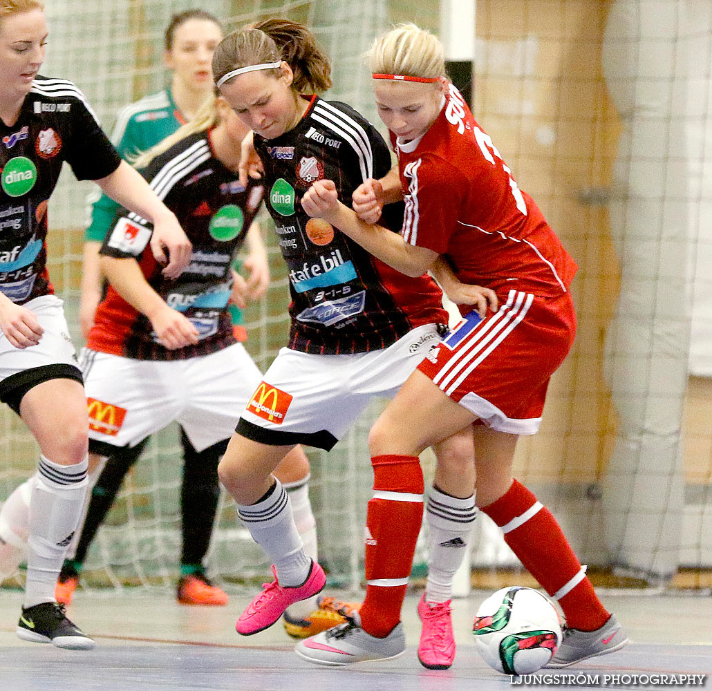 Futsal-DM Lidköpings FK-Mariestads BoIS FF 1-1,dam,Åse-Vistehallen,Grästorp,Sverige,Futsal,,2015,127878