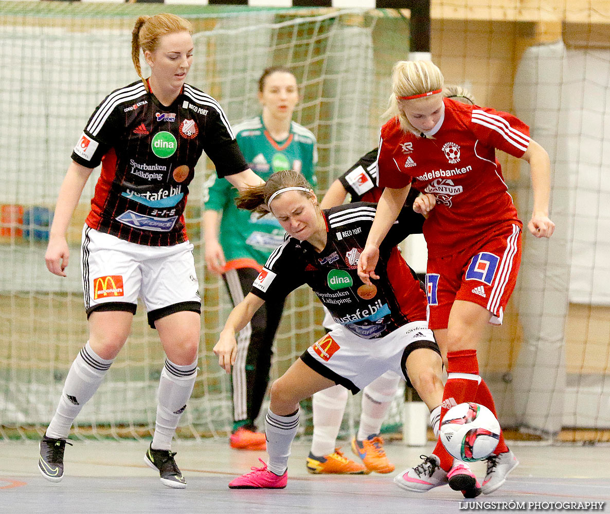 Futsal-DM Lidköpings FK-Mariestads BoIS FF 1-1,dam,Åse-Vistehallen,Grästorp,Sverige,Futsal,,2015,127879