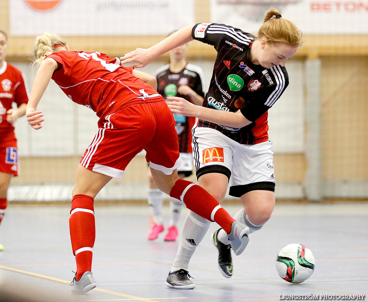 Futsal-DM Lidköpings FK-Mariestads BoIS FF 1-1,dam,Åse-Vistehallen,Grästorp,Sverige,Futsal,,2015,127884