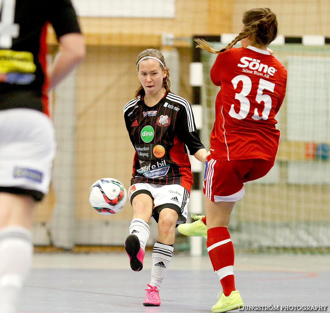 Futsal-DM Lidköpings FK-Mariestads BoIS FF 1-1,dam,Åse-Vistehallen,Grästorp,Sverige,Futsal,,2015,127889