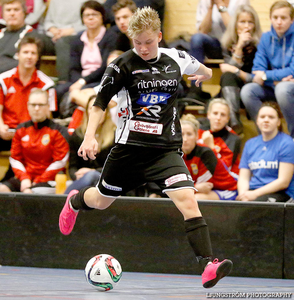 Futsal-DM Skövde KIK-Vara SK 2-1,dam,Åse-Vistehallen,Grästorp,Sverige,Futsal,,2015,127965