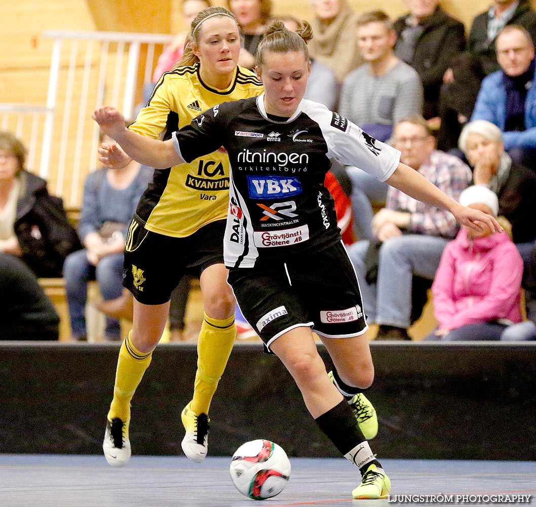 Futsal-DM Skövde KIK-Vara SK 2-1,dam,Åse-Vistehallen,Grästorp,Sverige,Futsal,,2015,127971