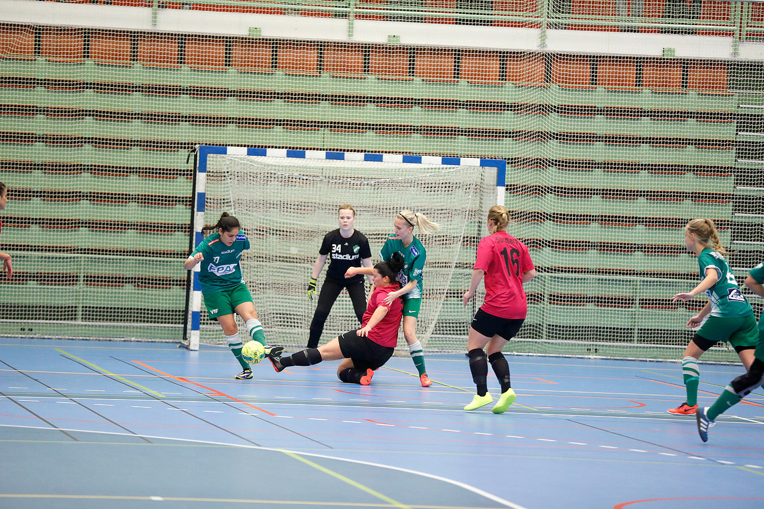 Skövde Futsalcup Damer Falköping Futsal Club-Våmbs IF,dam,Arena Skövde,Skövde,Sverige,Skövde Futsalcup 2016,Futsal,2016,141853