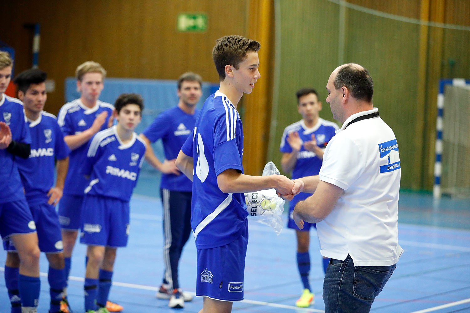 Skövde Futsalcup Herrjuniorer B-FINAL Näsets SK Vinröd-IFK Skövde FK,herr,Arena Skövde,Skövde,Sverige,Skövde Futsalcup 2016,Futsal,2016,142905