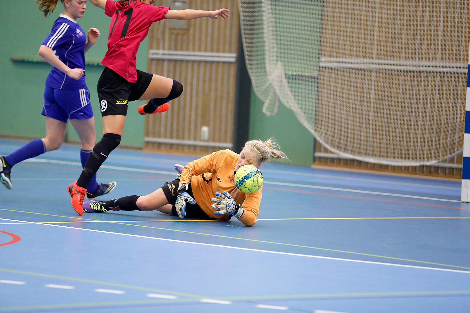 Skövde Futsalcup Damer A-FINAL IFK Hallsberg FK 1-Falköping Futsal Club,dam,Arena Skövde,Skövde,Sverige,Skövde Futsalcup 2016,Futsal,2016,142933