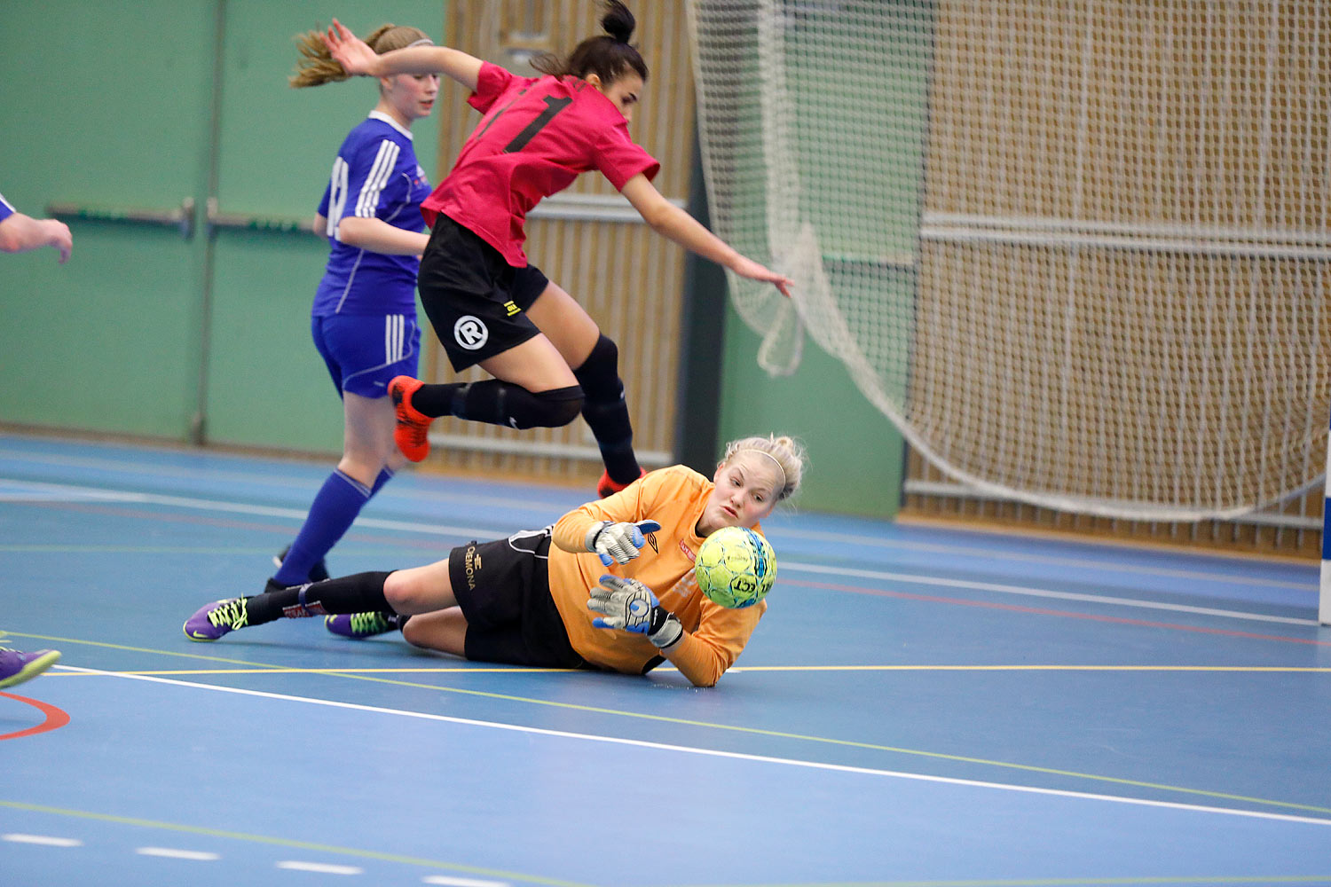 Skövde Futsalcup Damer A-FINAL IFK Hallsberg FK 1-Falköping Futsal Club,dam,Arena Skövde,Skövde,Sverige,Skövde Futsalcup 2016,Futsal,2016,142934