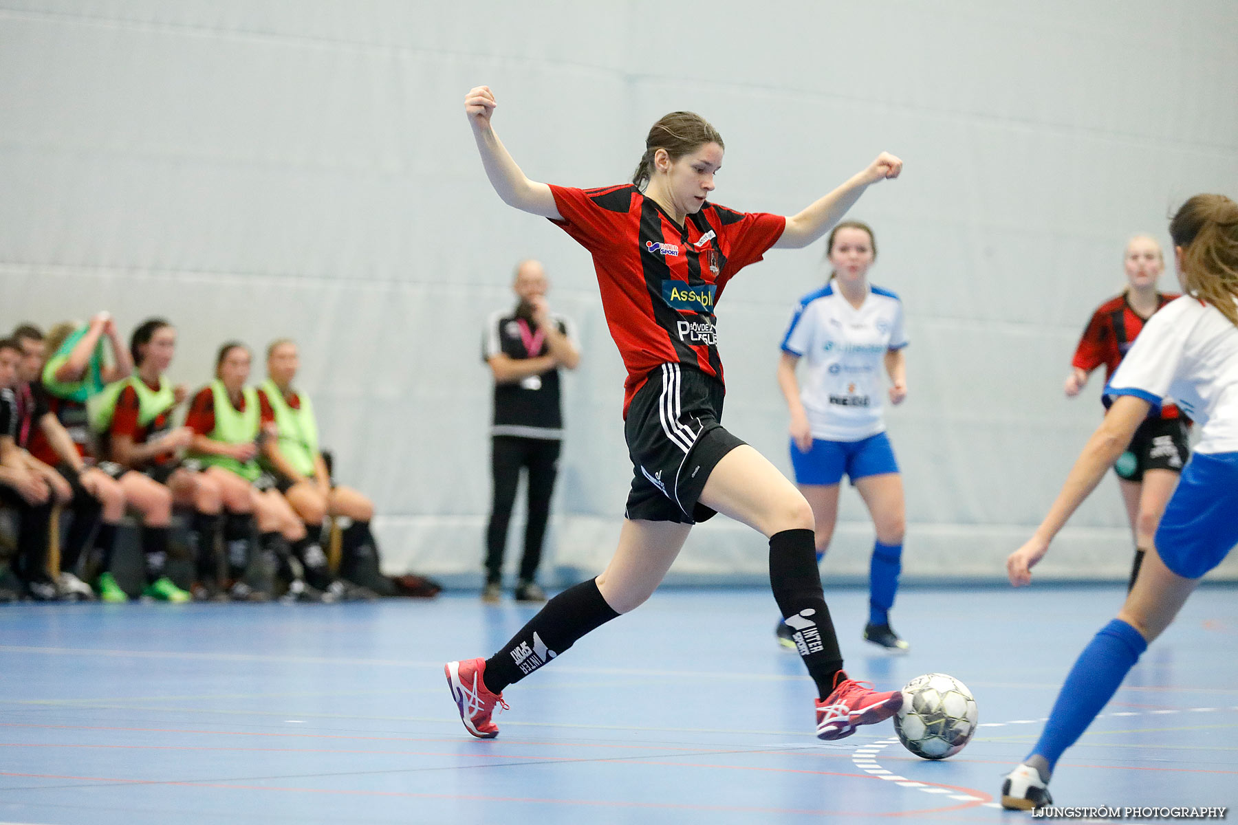 Skövde Futsalcup 2018 Damer Ulvåkers IF-IFK Värnamo Blå,dam,Arena Skövde,Skövde,Sverige,Futsal,,2018,209718