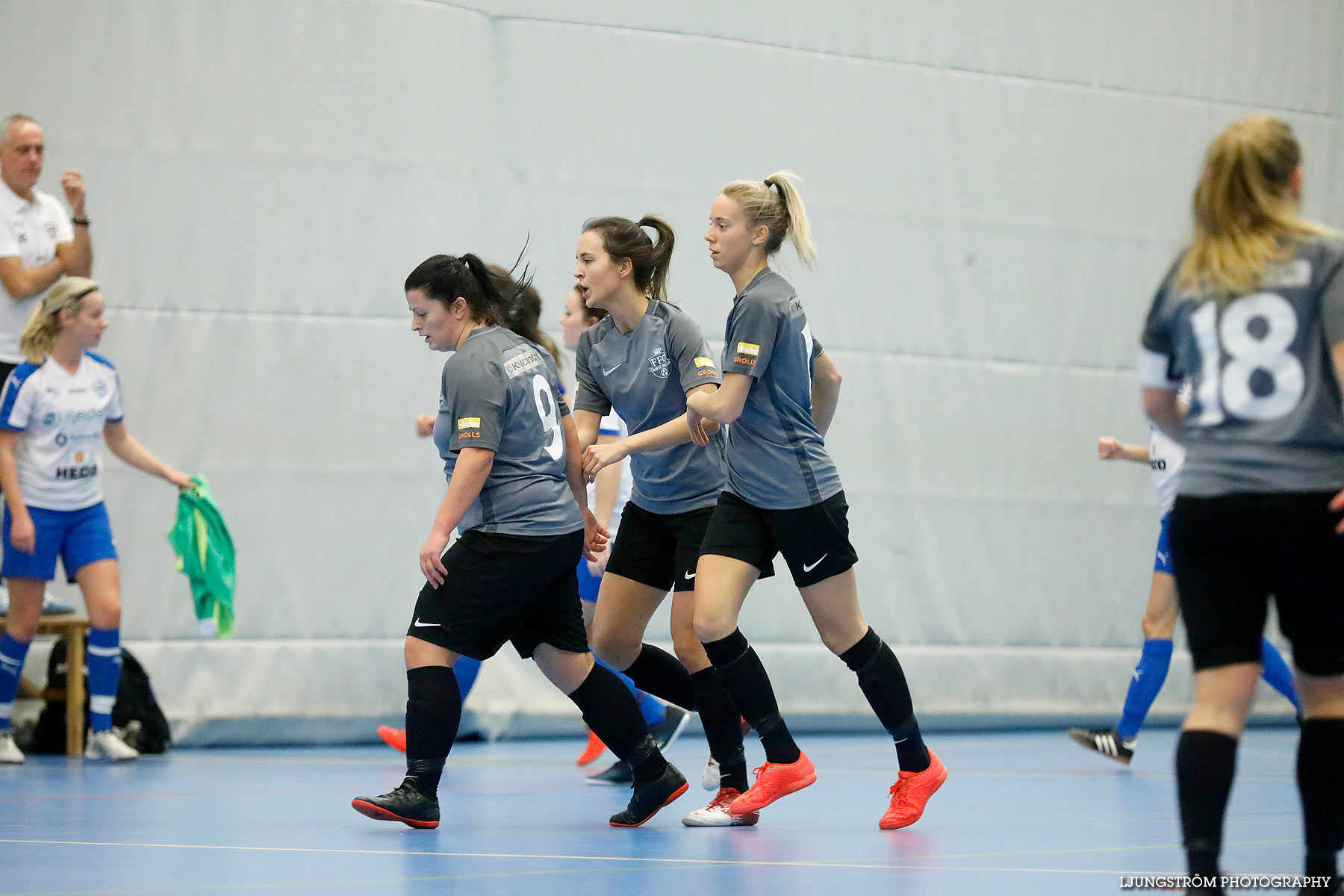 Skövde Futsalcup 2018 Damer IFK Värnamo Blå-Falköping FC,dam,Arena Skövde,Skövde,Sverige,Futsal,,2018,209984