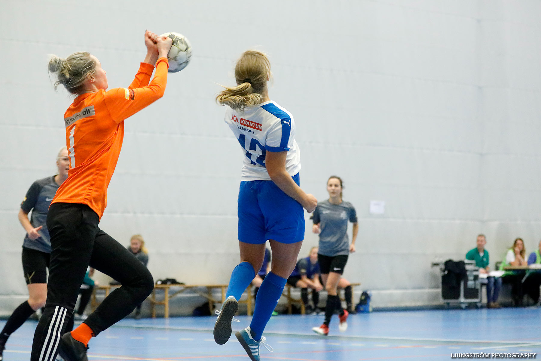 Skövde Futsalcup 2018 Damer IFK Värnamo Blå-Falköping FC,dam,Arena Skövde,Skövde,Sverige,Futsal,,2018,210009