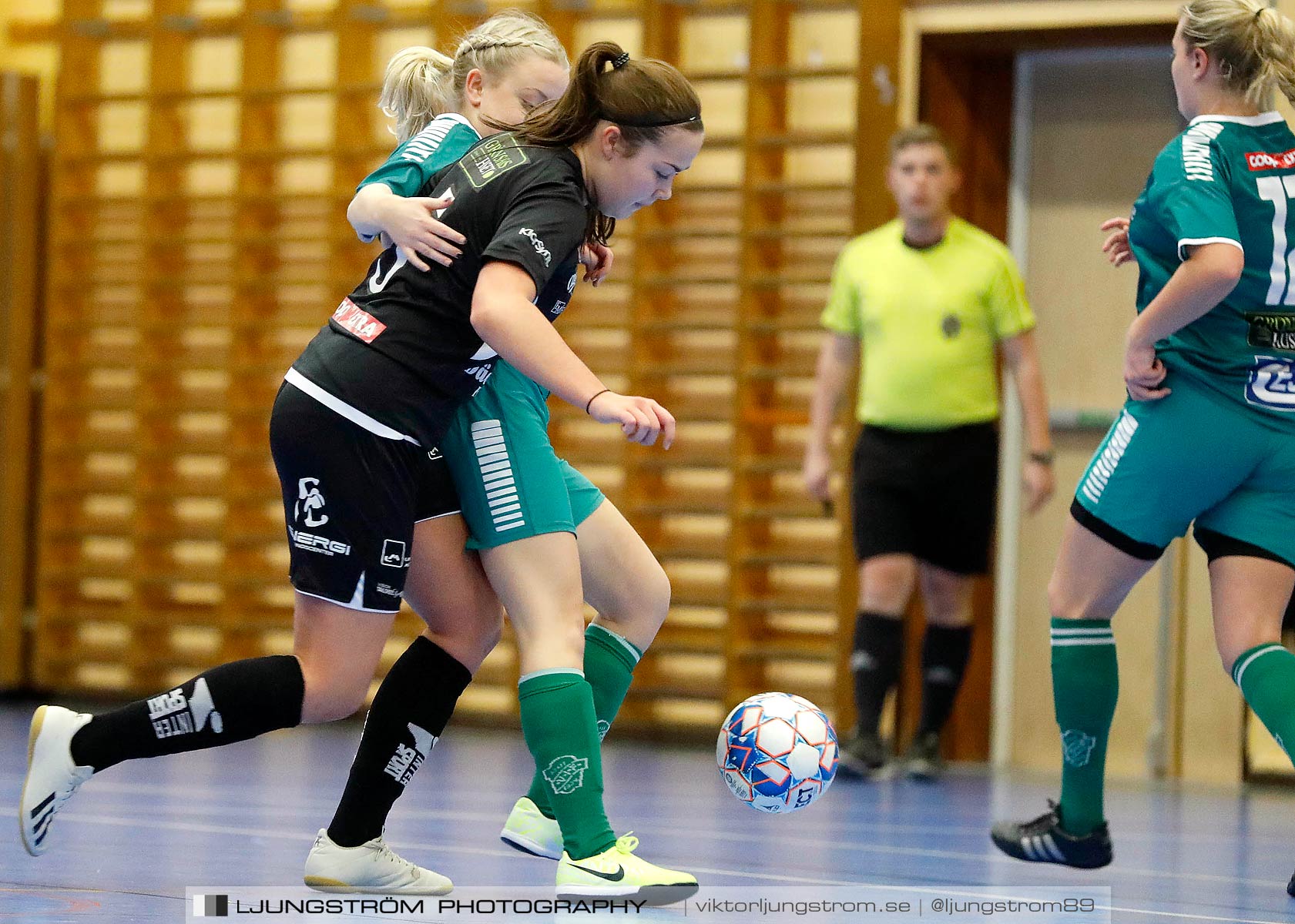 Skövde Futsalcup 2019 Damer Falköpings KIK Svart-Våmbs IF,dam,Arena Skövde,Skövde,Sverige,Futsal,,2019,227693