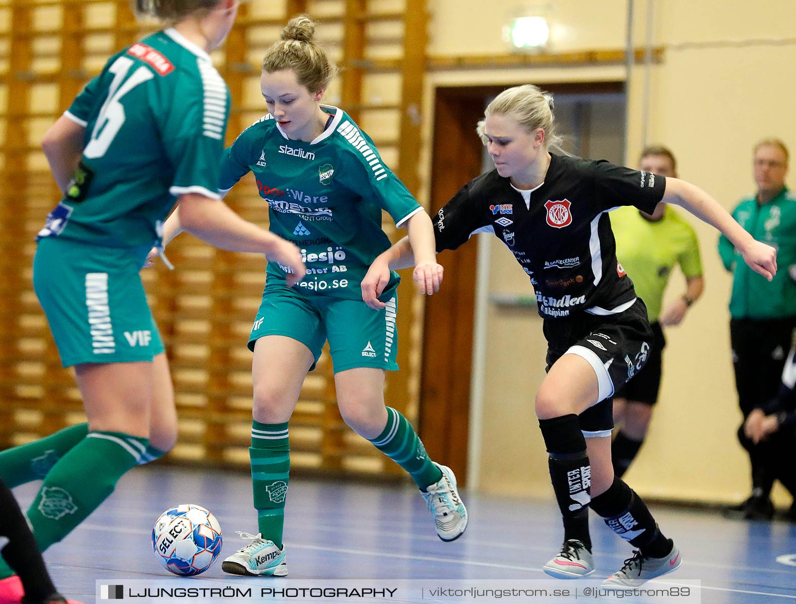Skövde Futsalcup 2019 Damer Falköpings KIK Svart-Våmbs IF,dam,Arena Skövde,Skövde,Sverige,Futsal,,2019,227697