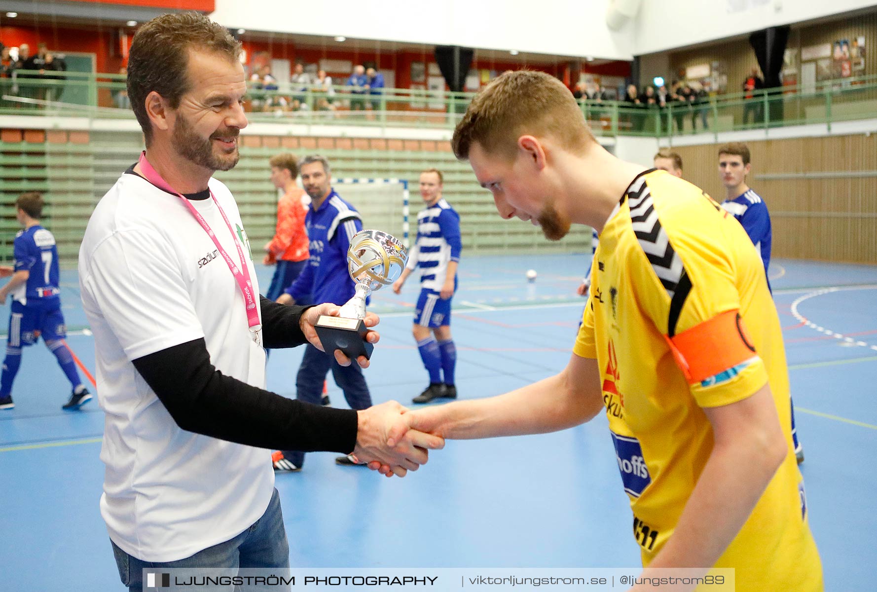 Skövde Futsalcup 2019 Herrar B-FINAL Tråvad/Larv-Skultorps IF,herr,Arena Skövde,Skövde,Sverige,Futsal,,2019,227840