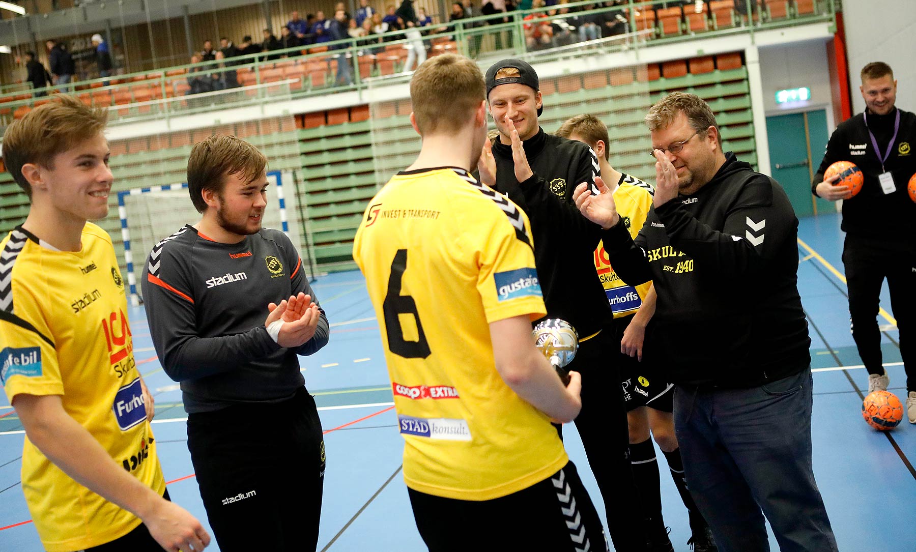 Skövde Futsalcup 2019 Herrar B-FINAL Tråvad/Larv-Skultorps IF,herr,Arena Skövde,Skövde,Sverige,Futsal,,2019,227844
