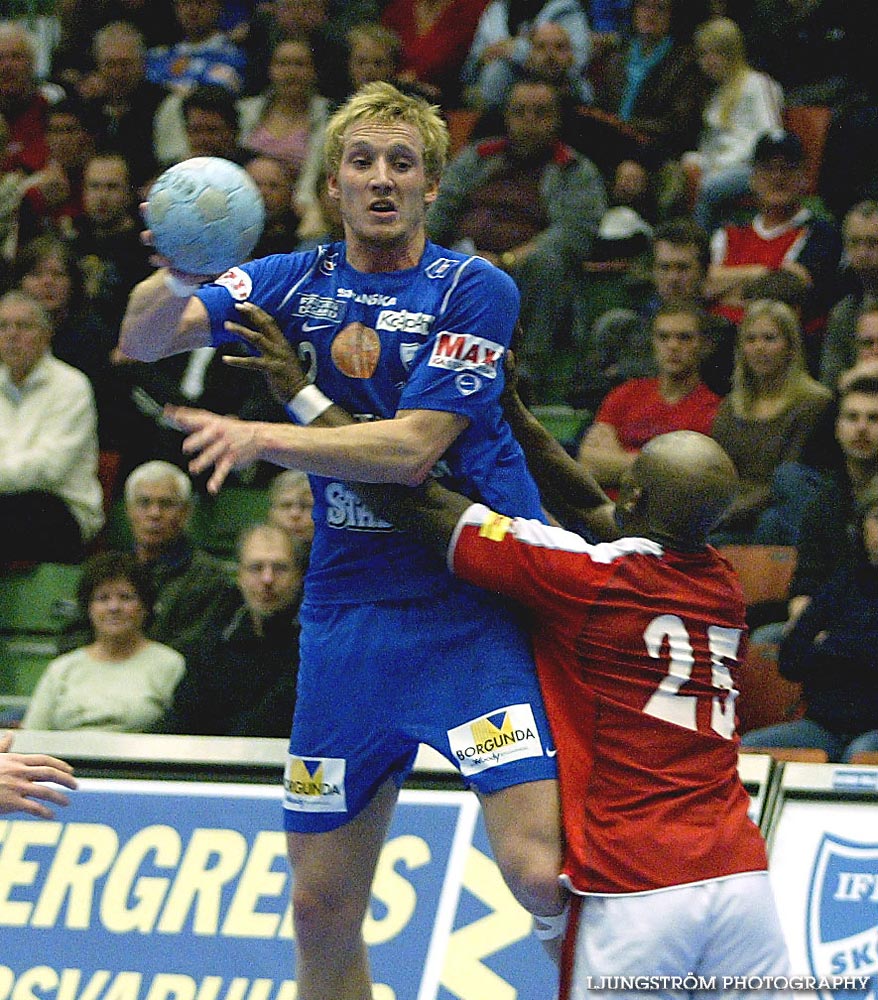 EHF-cupen IFK Skövde HK-Valur Reykjavik 35-28,herr,Arena Skövde,Skövde,Sverige,Handboll,,2005,9606