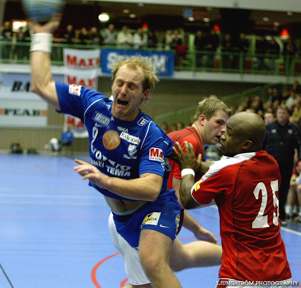 EHF-cupen IFK Skövde HK-Valur Reykjavik 35-28,herr,Arena Skövde,Skövde,Sverige,Handboll,,2005,9620