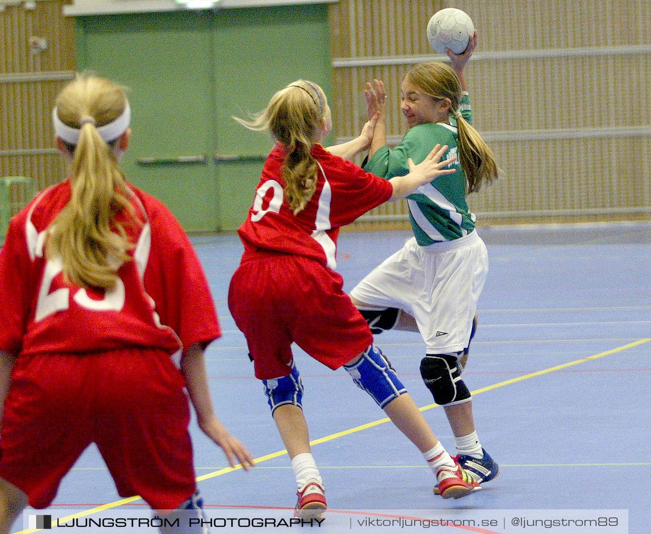 Skadevi Handbollscup 2005 D-flickor 95 A-FINAL KFUM Trollhättan-Kungälvs HK,dam,Arena Skövde,Skövde,Sverige,Handboll,,2005,244538