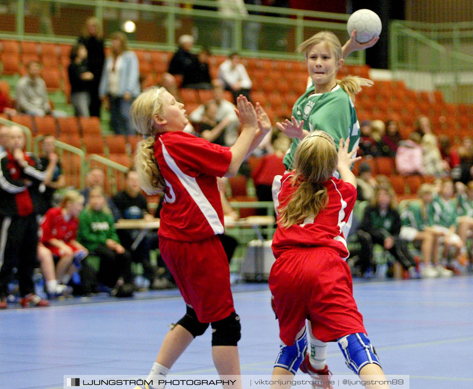 Skadevi Handbollscup 2005 D-flickor 95 A-FINAL KFUM Trollhättan-Kungälvs HK,dam,Arena Skövde,Skövde,Sverige,Handboll,,2005,244539