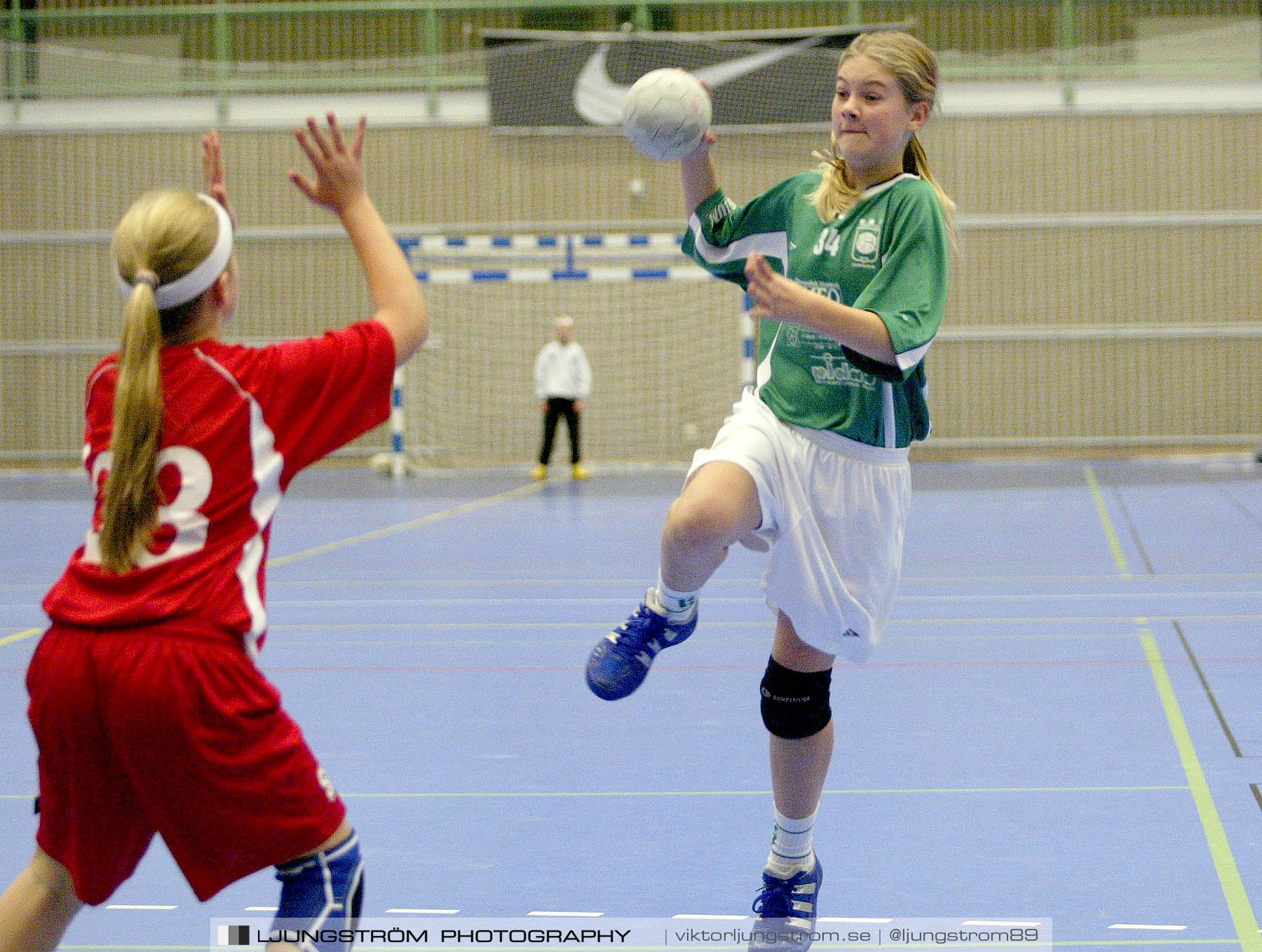 Skadevi Handbollscup 2005 D-flickor 95 A-FINAL KFUM Trollhättan-Kungälvs HK,dam,Arena Skövde,Skövde,Sverige,Handboll,,2005,244541