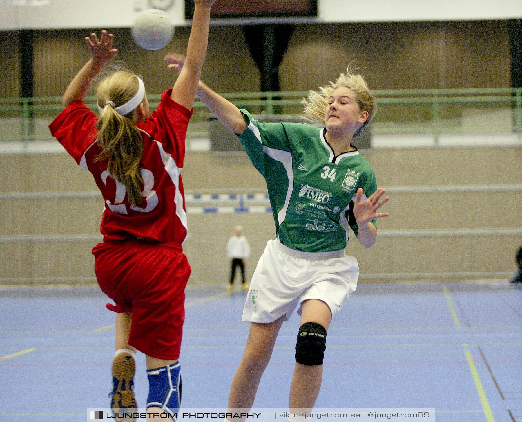 Skadevi Handbollscup 2005 D-flickor 95 A-FINAL KFUM Trollhättan-Kungälvs HK,dam,Arena Skövde,Skövde,Sverige,Handboll,,2005,244543