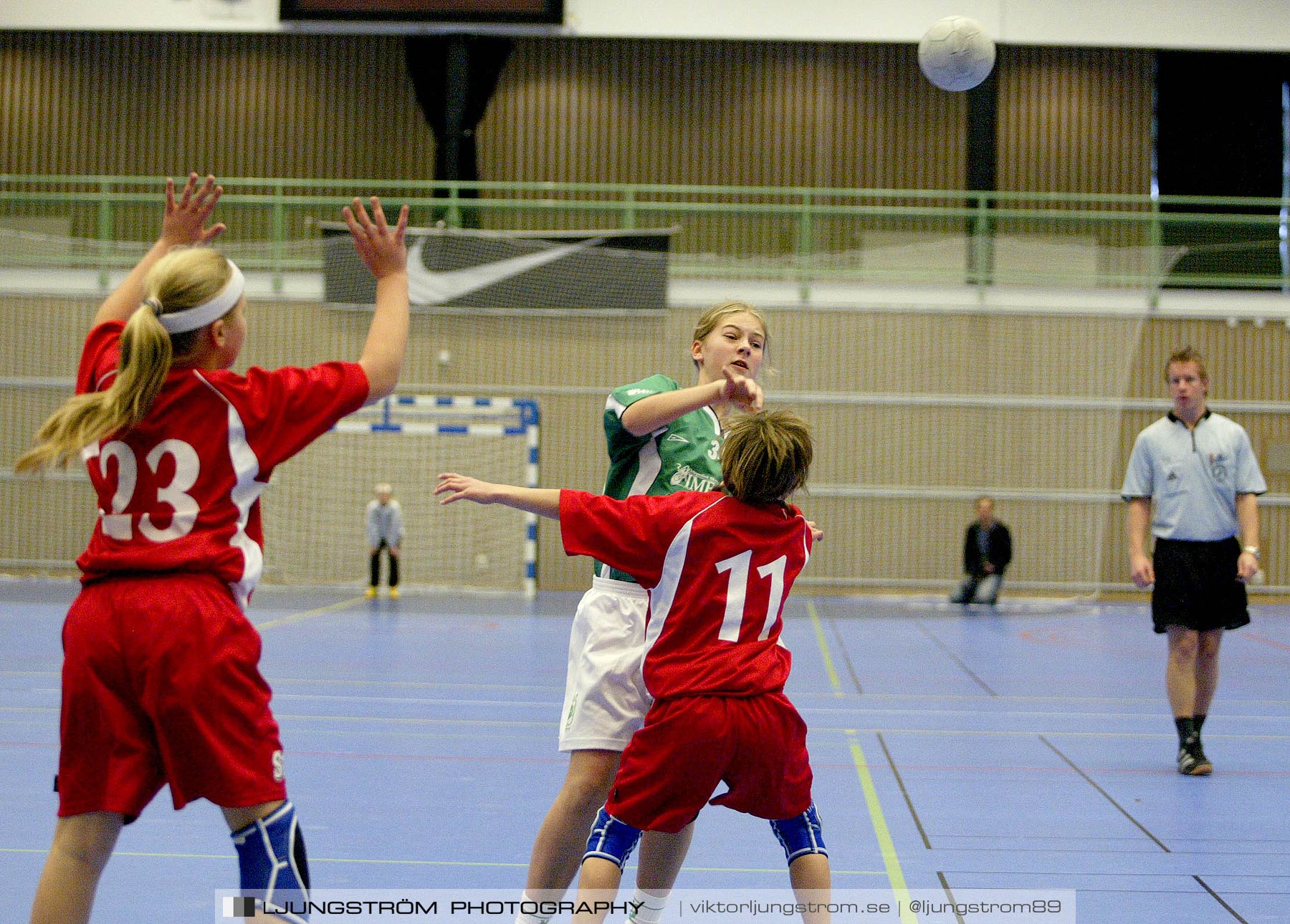 Skadevi Handbollscup 2005 D-flickor 95 A-FINAL KFUM Trollhättan-Kungälvs HK,dam,Arena Skövde,Skövde,Sverige,Handboll,,2005,244544