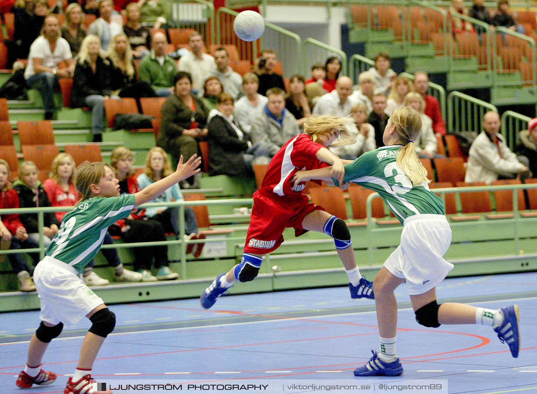 Skadevi Handbollscup 2005 D-flickor 95 A-FINAL KFUM Trollhättan-Kungälvs HK,dam,Arena Skövde,Skövde,Sverige,Handboll,,2005,244546