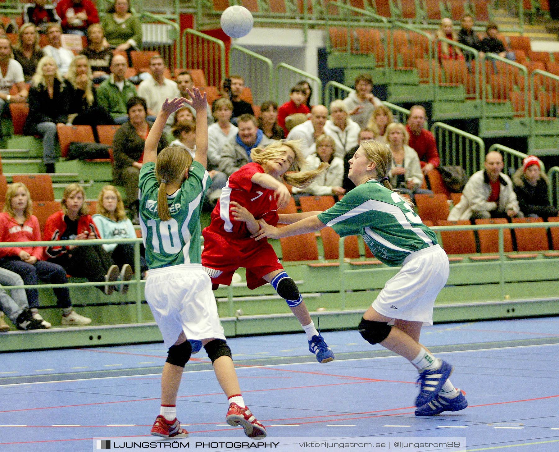 Skadevi Handbollscup 2005 D-flickor 95 A-FINAL KFUM Trollhättan-Kungälvs HK,dam,Arena Skövde,Skövde,Sverige,Handboll,,2005,244550